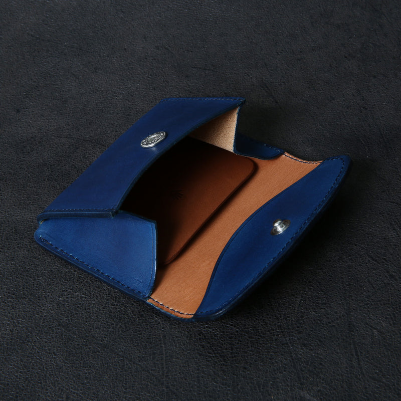 【2025 SPECIAL】C3 ハンドダイ・ヌメクロコ × ハンドダイ・ベルギーヌメ ≪NAVY≫ カード＆コインケース