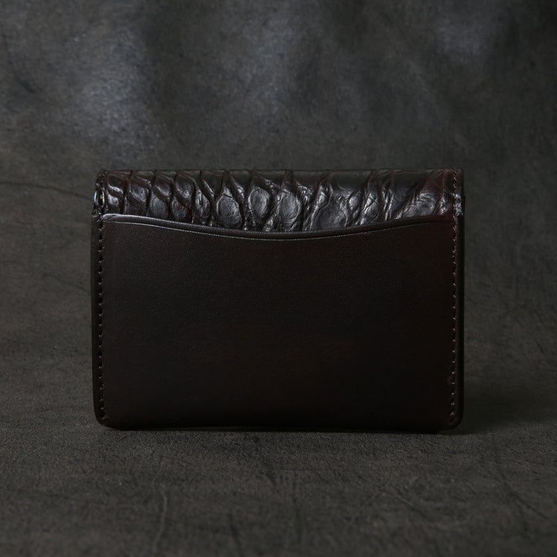 【2025 SPECIAL】C3 ハンドダイ・ヌメクロコ × ハンドダイ・ベルギーヌメ ≪BROWN≫ カード＆コインケース