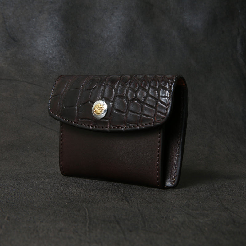 【2025 SPECIAL】C3 ハンドダイ・ヌメクロコ × ハンドダイ・ベルギーヌメ ≪BROWN≫ カード＆コインケース