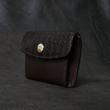 【2025 SPECIAL】C3 ハンドダイ・ヌメクロコ × ハンドダイ・ベルギーヌメ ≪BROWN≫ カード＆コインケース