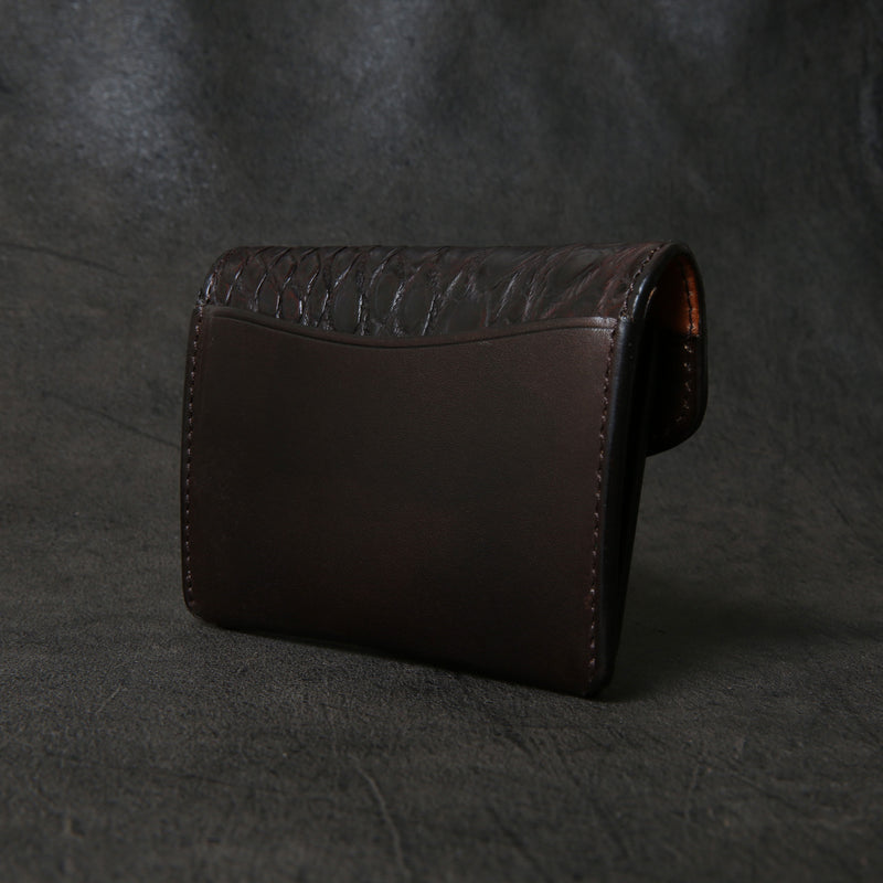 【2025 SPECIAL】C3 ハンドダイ・ヌメクロコ × ハンドダイ・ベルギーヌメ ≪BROWN≫ カード＆コインケース