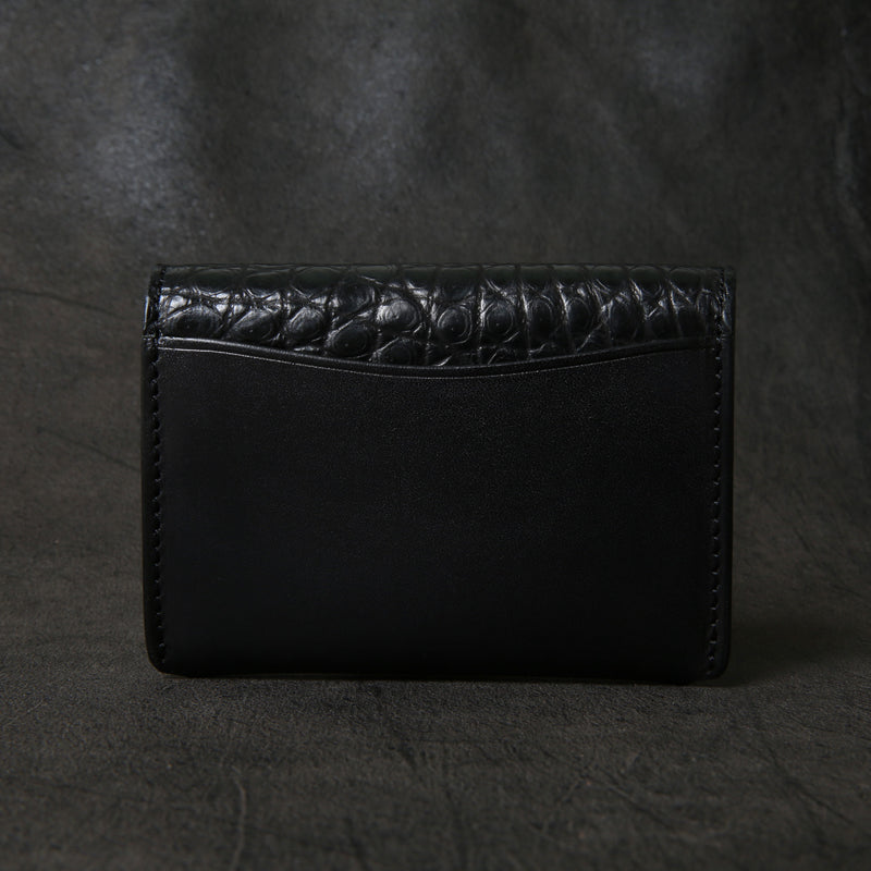 【2025 SPECIAL】C3 ハンドダイ・ヌメクロコ × ハンドダイ・ベルギーヌメ ≪BLACK≫ カード＆コインケース