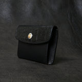 【2025 SPECIAL】C3 ハンドダイ・ヌメクロコ × ハンドダイ・ベルギーヌメ ≪BLACK≫ カード＆コインケース