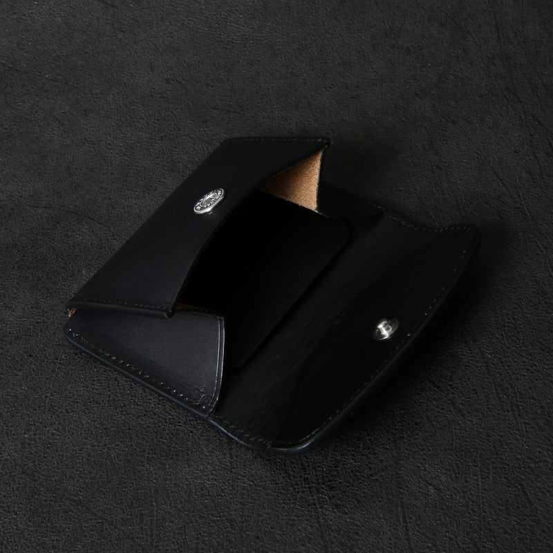 【2025 SPECIAL】C3 ハンドダイ・ヌメクロコ × ハンドダイ・ベルギーヌメ ≪BLACK≫ カード＆コインケース