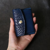 【2025 SPECIAL】C3 ハンドダイ・ヌメクロコ × ハンドダイ・ベルギーヌメ ≪NAVY≫ カード＆コインケース