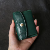 【2025 SPECIAL】C3 ハンドダイ・ヌメクロコ × ハンドダイ・ベルギーヌメ ≪GREEN≫ カード＆コインケース