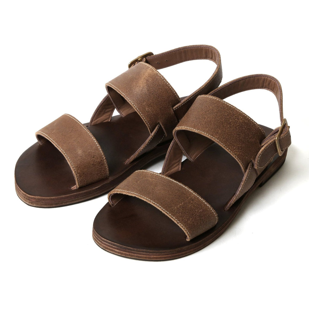 サンダル Tito Dark Brown 2025 NEW COLLECTION】#16400 HORSEBUTT ≪SUEDE BROWN≫ DOUBLE