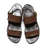 【2025 NEW COLLECTION】#16400 HORSEBUTT ≪SMOOTH BROWN≫ DOUBLE BELT SANDAL ホースバットダブルベルトサンダル