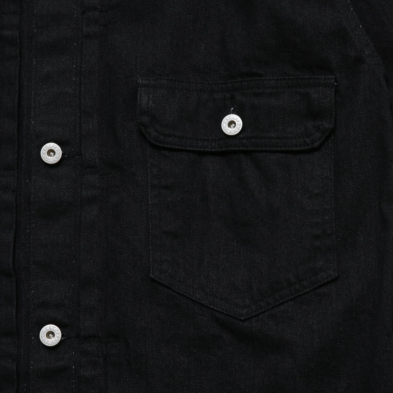 【2025SS COLLECTION】RCL6B ≪BLACK≫ "MOTOR NEW VINTAGE"  BLACK DENIM JACKET ブラックデニムジャケット