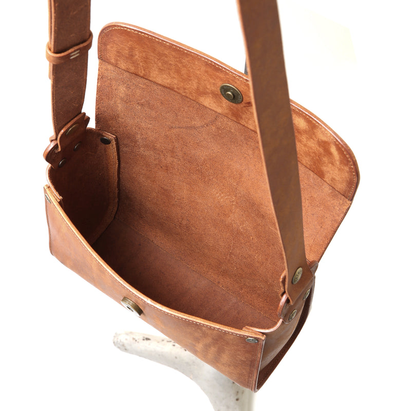 【2025SS COLLECTION】BAG71 ≪BLACK≫ ITALIAN COW LEATHER FLAP MINI SHOULDER フラップミニショルダーバッグ