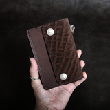 【2026 MOTOR SPECIAL】RW8 エレファント × マットバケッタ ≪ESPRESSO BROWN≫ トラッカーズミドルウォレット