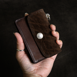 【2026 MOTOR SPECIAL】RW10 エレファント × マットバケッタ ≪ESPRESSO BROWN≫ トラッカーズミニウォレット
