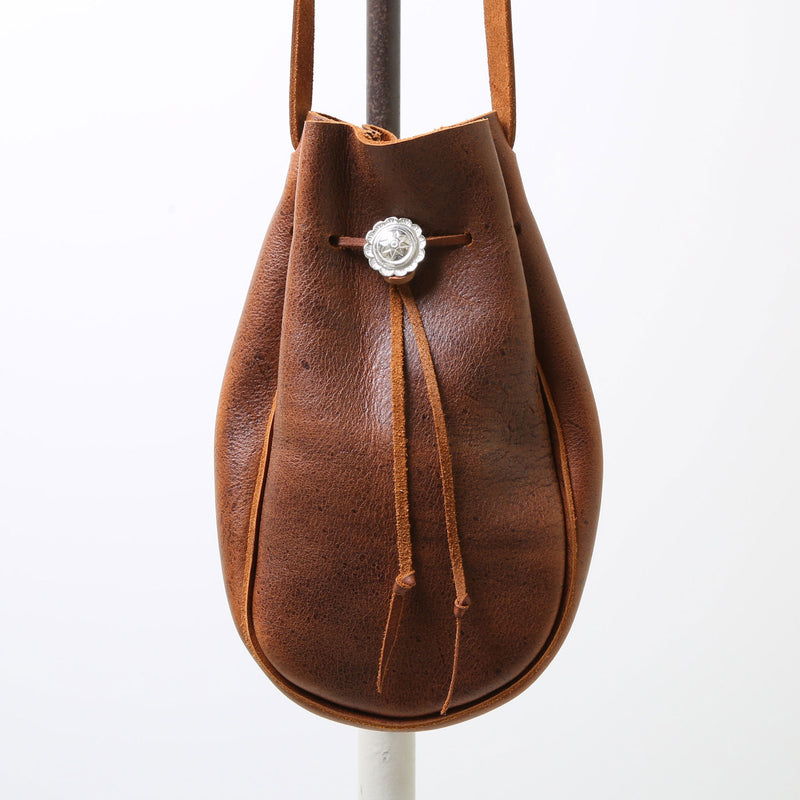 【LIMITED】RBAG20 ≪BROWN≫ MOTOR DRAWSTRING BAG / 巾着ショルダーバッグ