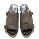 【2026 NEW COLLECTION】#16501 ≪GRAY≫ DOUBLE BUCKLE SANDAL ダブルバックルサンダル