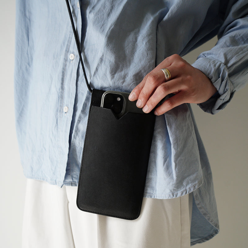 【LIMITED】PS1 ≪BLACK≫SMARTPHONE SHOULDER CASE / スマホショルダーケース