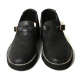 【2025 NEW COLLECTION】#7073 ≪BLACK≫ ITALIAN COW BELT SLIPON ベルトスリッポン