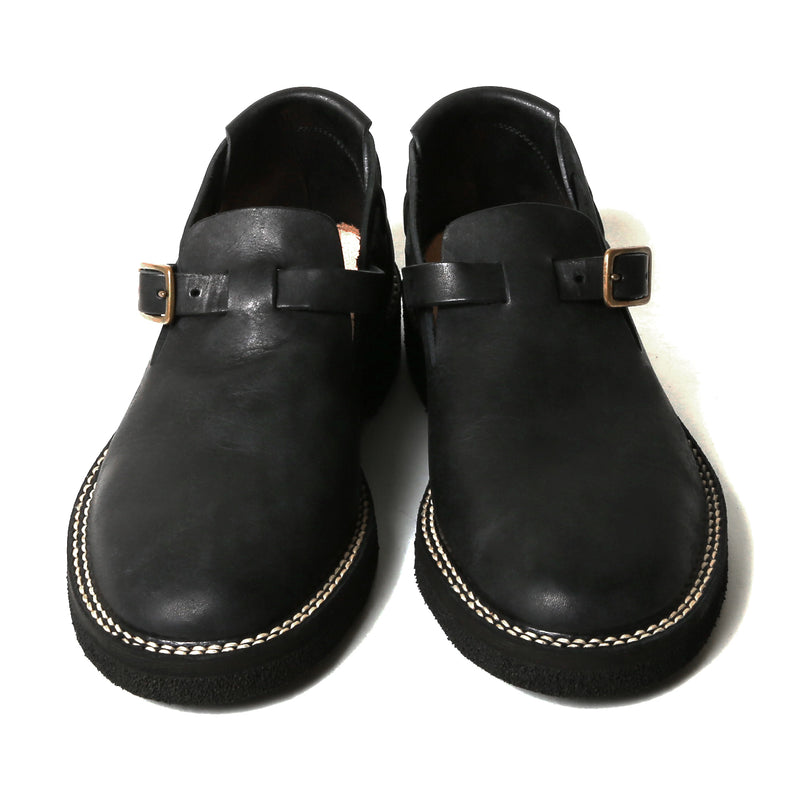 【2025 NEW COLLECTION】#7073 ≪BLACK≫ ITALIAN COW BELT SLIPON ベルトスリッポン