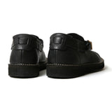 【2025 NEW COLLECTION】#7073 ≪BLACK≫ ITALIAN COW BELT SLIPON ベルトスリッポン