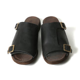 【2026 NEW COLLECTION】#16501 ≪BLACK≫ DOUBLE BUCKLE SANDAL ダブルバックルサンダル