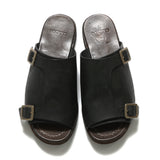 【2026 NEW COLLECTION】#16501 ≪BLACK≫ DOUBLE BUCKLE SANDAL ダブルバックルサンダル
