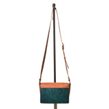 BAG71 ≪BLUE≫ ITALIAN COW LEATHER FLAP MINI SHOULDER BAG フラップミニショルダーバッグ