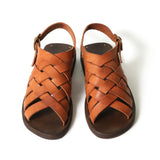 【2026 NEW COLLECTION】#1660 ≪BROWN≫ ITALIAN LEATHER MESH SANDAL イタリアンレザーメッシュサンダル