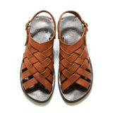 【2026 NEW COLLECTION】#1660 ≪BROWN≫ ITALIAN LEATHER MESH SANDAL イタリアンレザーメッシュサンダル