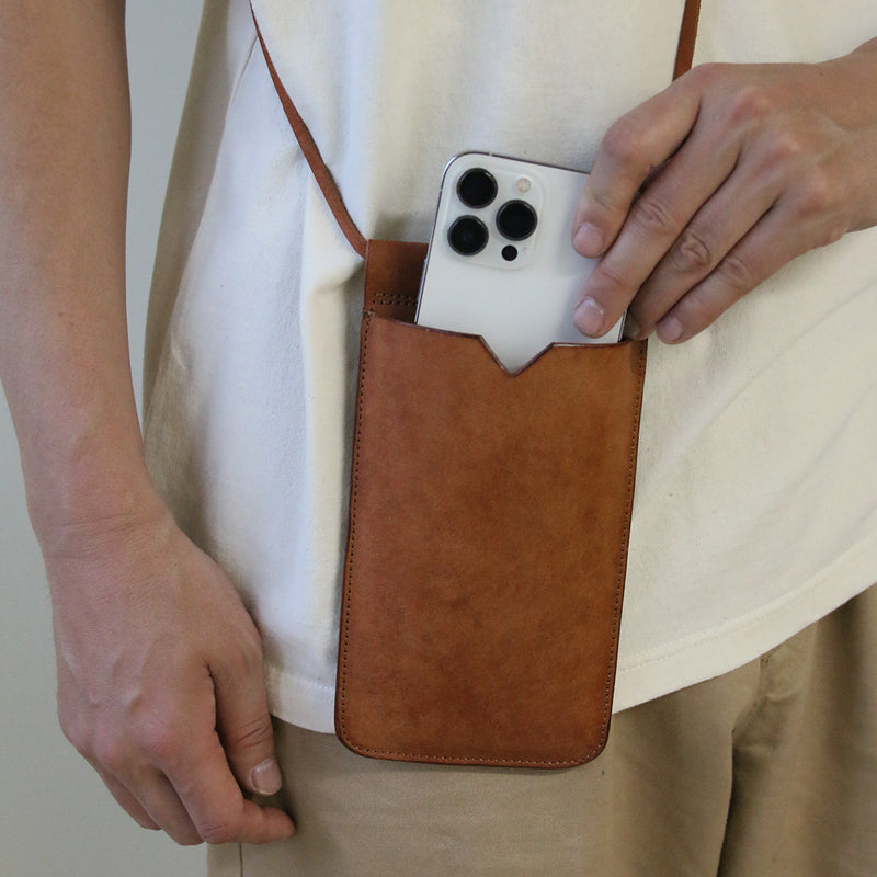 【LIMITED】PS1 ≪BROWN≫SMARTPHONE SHOULDER CASE / スマホショルダーケース