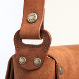 BAG71 ≪BROWN≫ ITALIAN COW LEATHER FLAP MINI SHOULDER BAG フラップミニショルダーバッグ