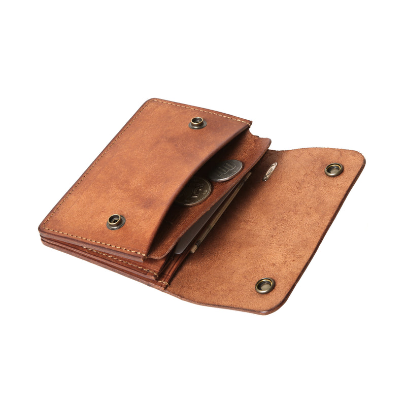 【2025 MOTOR SPECIAL】RW8 藍染めクロコダイル × ブライドルレザー ≪INDIGO≫ トラッカーズミドルウォレット