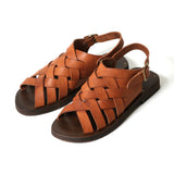 【2026 NEW COLLECTION】#1660 ≪BROWN≫ ITALIAN LEATHER MESH SANDAL イタリアンレザーメッシュサンダル