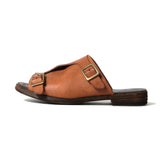 【2026 NEW COLLECTION】#16501 ≪BROWN≫ DOUBLE BUCKLE SANDAL ダブルバックルサンダル