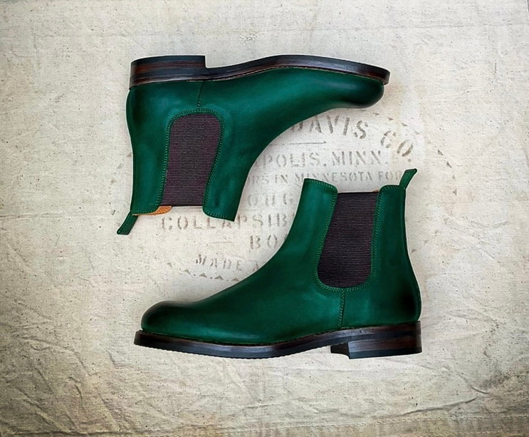 【LIMITED COLOR】#2920 LATIGO SIDE GORE BOOTS EVER GREEN サイドゴアブーツ エヴァーグリーン