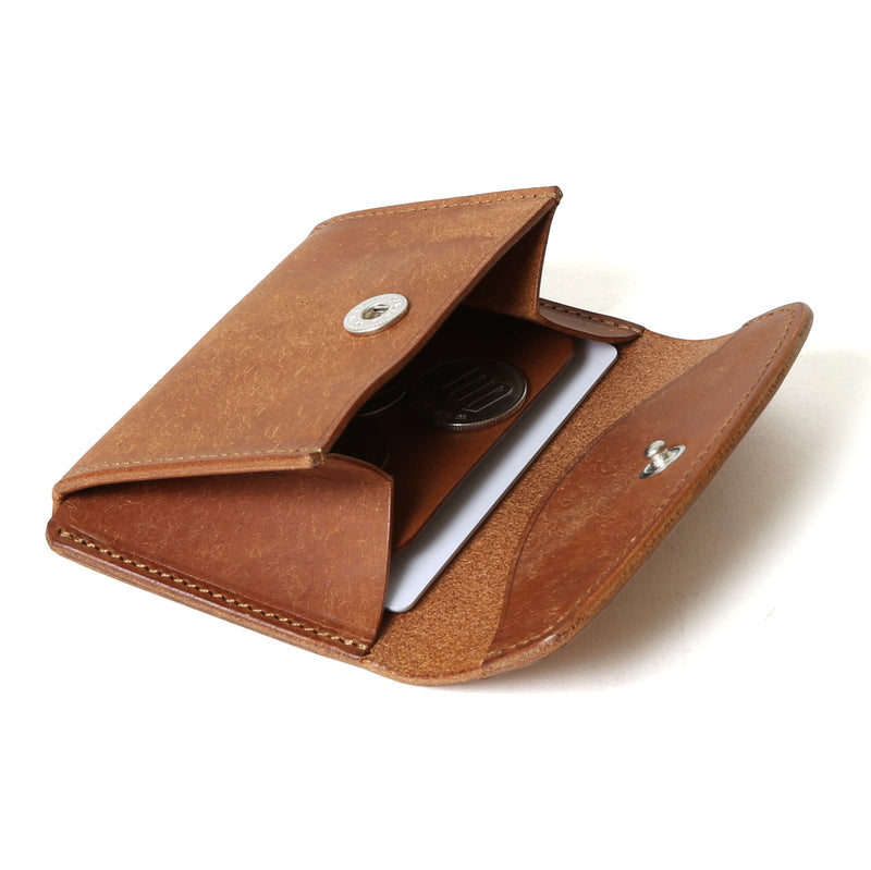 【2025 SPECIAL】C3 クロスハッチコードバン ≪BROWN≫ コイン＆カードケース