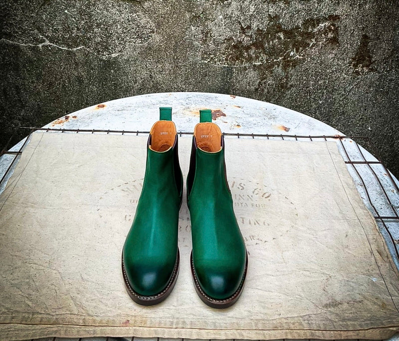 【LIMITED COLOR】#2920 LATIGO SIDE GORE BOOTS EVER GREEN サイドゴアブーツ エヴァーグリーン
