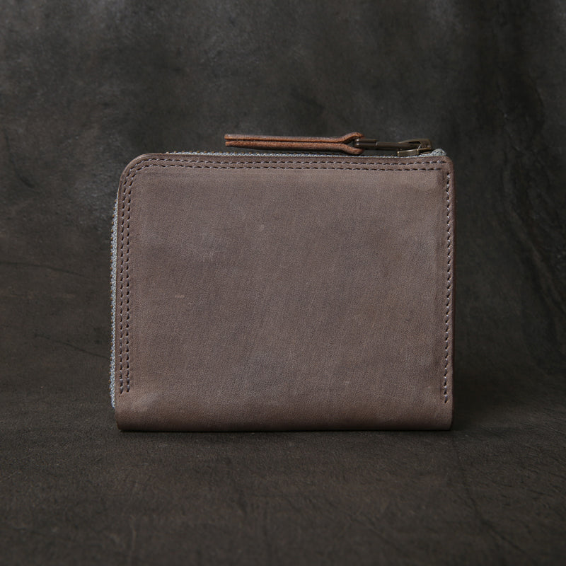 【2025 SPECIAL】FW4 墨染クロコ × イタリアンバケッタ コンパクトジップウォレット