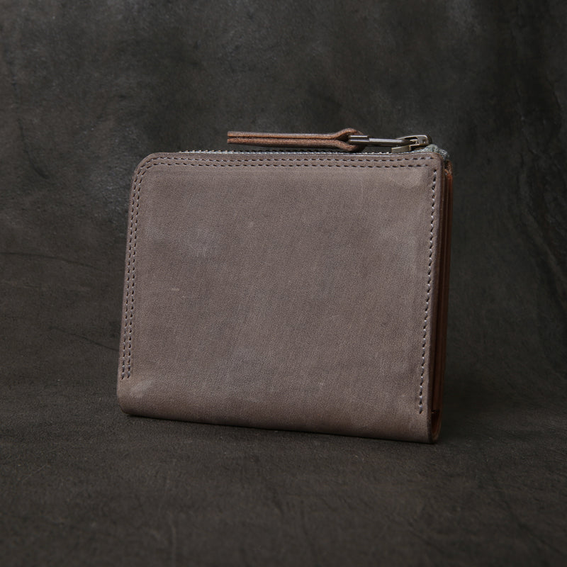 【2025 SPECIAL】FW4 墨染クロコ × イタリアンバケッタ コンパクトジップウォレット