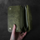 【2025 MOTOR SPECIAL】RLW1 エレファント × マットバケッタ ≪GREEN≫ トラッカーズロングウォレット