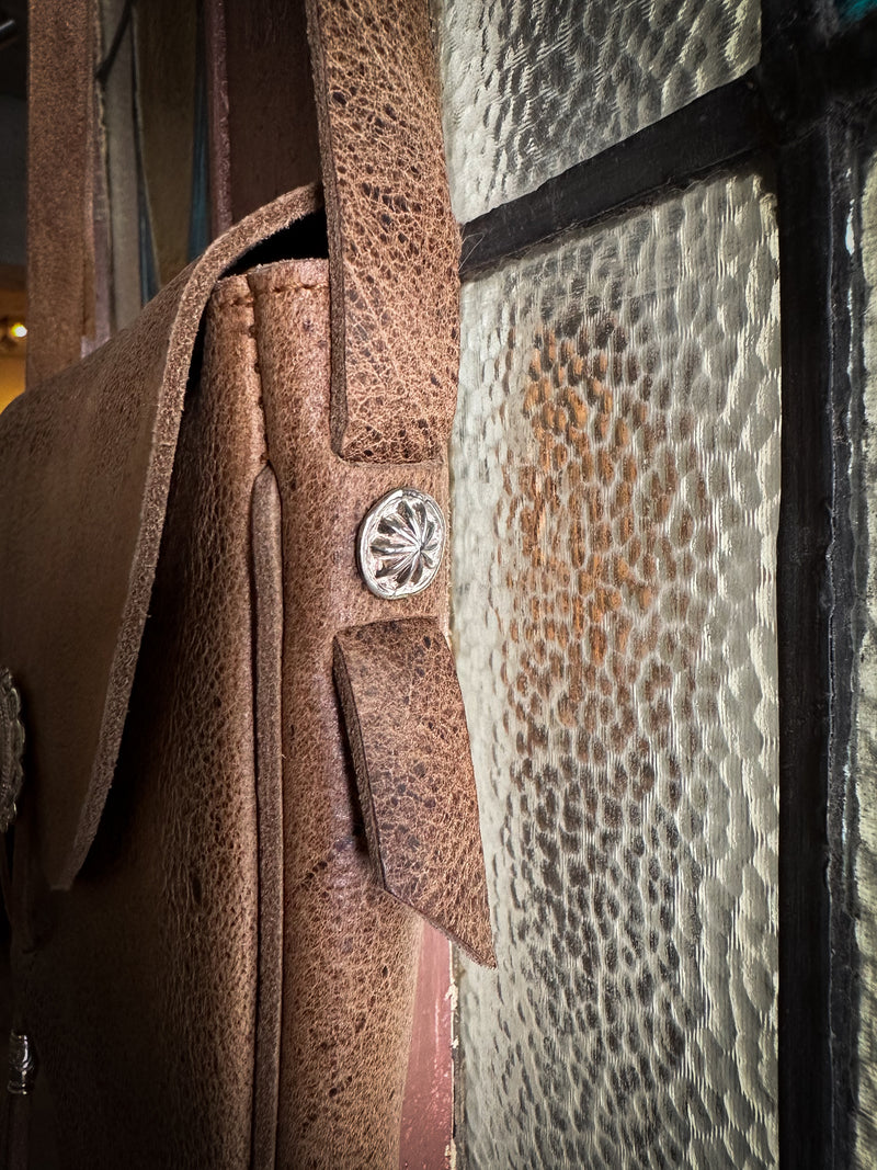 【2025 NEW COLLECTION】RBAG111 ≪NATURAL≫ "MOTOR NEW VINTAGE" KUDU SHOULDER BAG MIDDLE クーズーショルダーバッグ ミドル