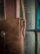 【2025 NEW COLLECTION】RBAG112 ≪NATURAL≫ "MOTOR NEW VINTAGE" KUDU SHOULDER BAG SMALL クーズーショルダーバッグ スモール