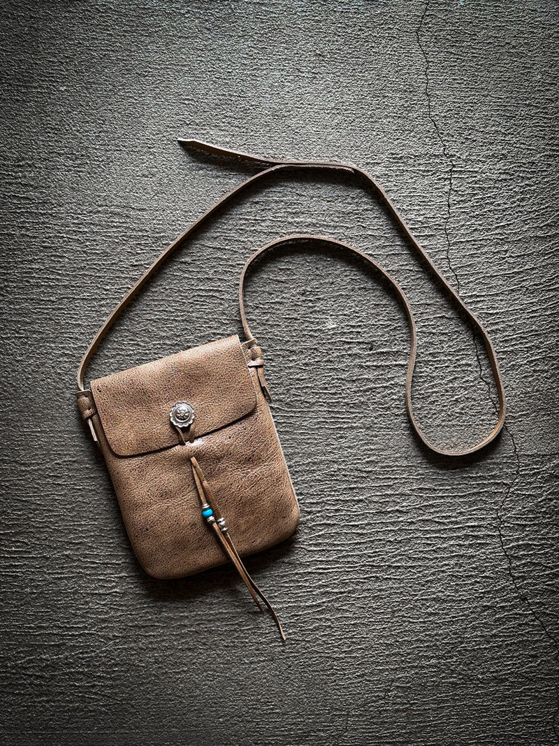 【2025 NEW COLLECTION】RBAG112 ≪NATURAL≫ "MOTOR NEW VINTAGE" KUDU SHOULDER BAG SMALL クーズーショルダーバッグ スモール
