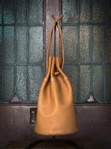 【2025SS COLLECTION】BAG70 ≪NATURAL≫ GOAT LEATHER POUCH ゴートレザー巾着ポーチ