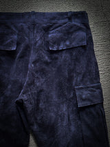 【2025SS COLLECTION】WSBTM10 ≪NAVY≫ "MOTOR NEW VINTAGE" WASHABLE HORSE ROUGHOUT CARGO PANTS ウォッシャブルホースラフアウト カーゴパンツ