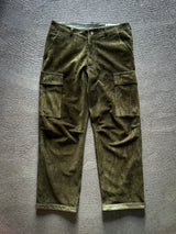 【2025SS COLLECTION】WSBTM10 ≪OLIVE≫ "MOTOR NEW VINTAGE" WASHABLE HORSE ROUGHOUT CARGO PANTS ウォッシャブルホースラフアウト カーゴパンツ