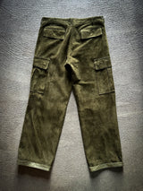 【2025SS COLLECTION】WSBTM10 ≪OLIVE≫ "MOTOR NEW VINTAGE" WASHABLE HORSE ROUGHOUT CARGO PANTS ウォッシャブルホースラフアウト カーゴパンツ