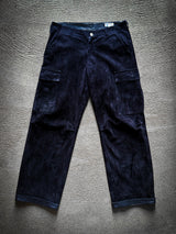【2025SS COLLECTION】WSBTM10 ≪NAVY≫ "MOTOR NEW VINTAGE" WASHABLE HORSE ROUGHOUT CARGO PANTS ウォッシャブルホースラフアウト カーゴパンツ