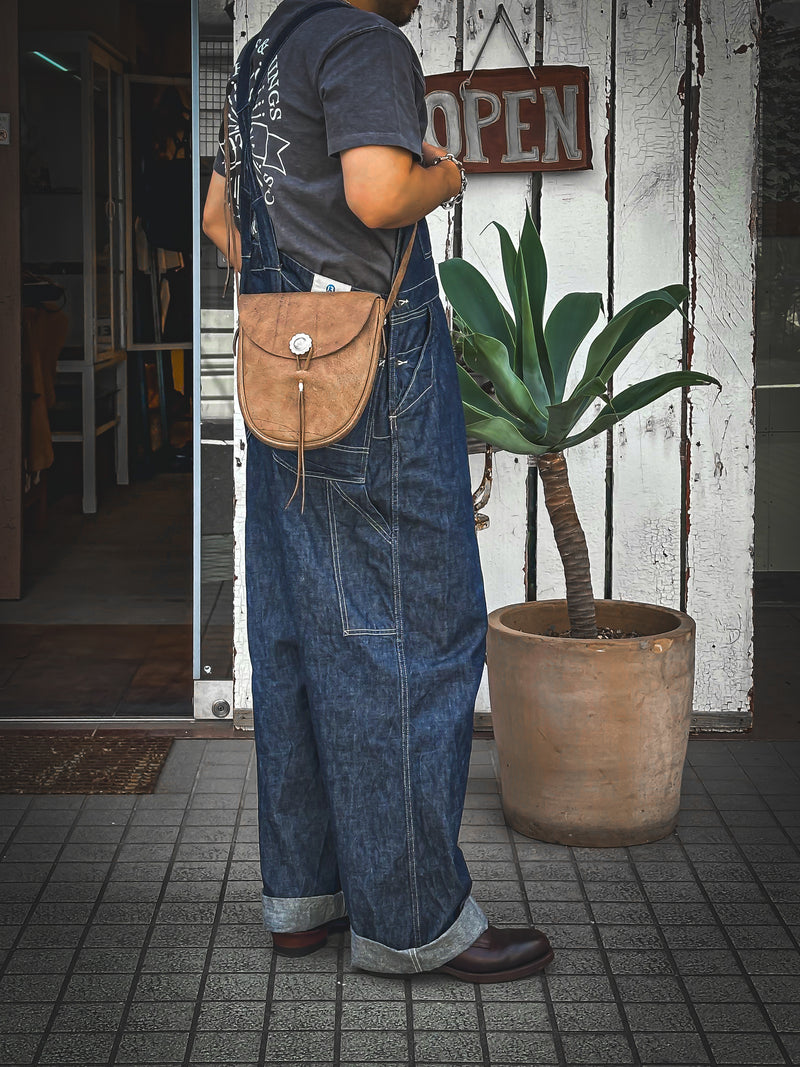 【2025 NEW COLLECTION】RBAG111 ≪NATURAL≫ "MOTOR NEW VINTAGE" KUDU SHOULDER BAG MIDDLE クーズーショルダーバッグ ミドル