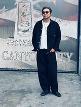 【2025SS COLLECTION】RCL6B ≪BLACK≫ "MOTOR NEW VINTAGE"  BLACK DENIM JACKET ブラックデニムジャケット