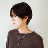 【LIMITED】25W-N04 「growing eight」∞ネックレス 4.Lパーツ 縦