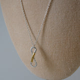 【LIMITED】25W-N04 「growing eight」∞ネックレス 4.Lパーツ 縦